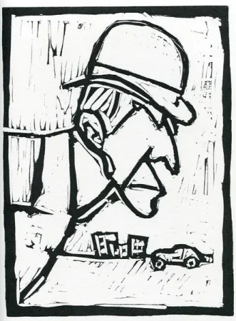 Linogravura Rognoni - Senza titolo