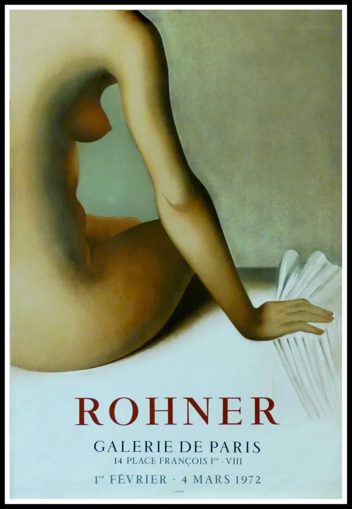 Cartaz Rohner - ROHNER - GALERIE DE PARIS 