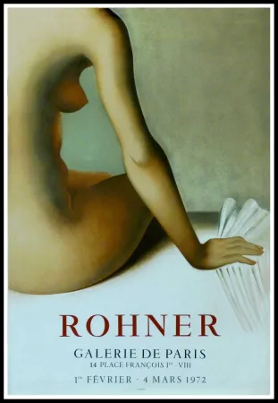 Cartaz Rohner - ROHNER - GALERIE DE PARIS 