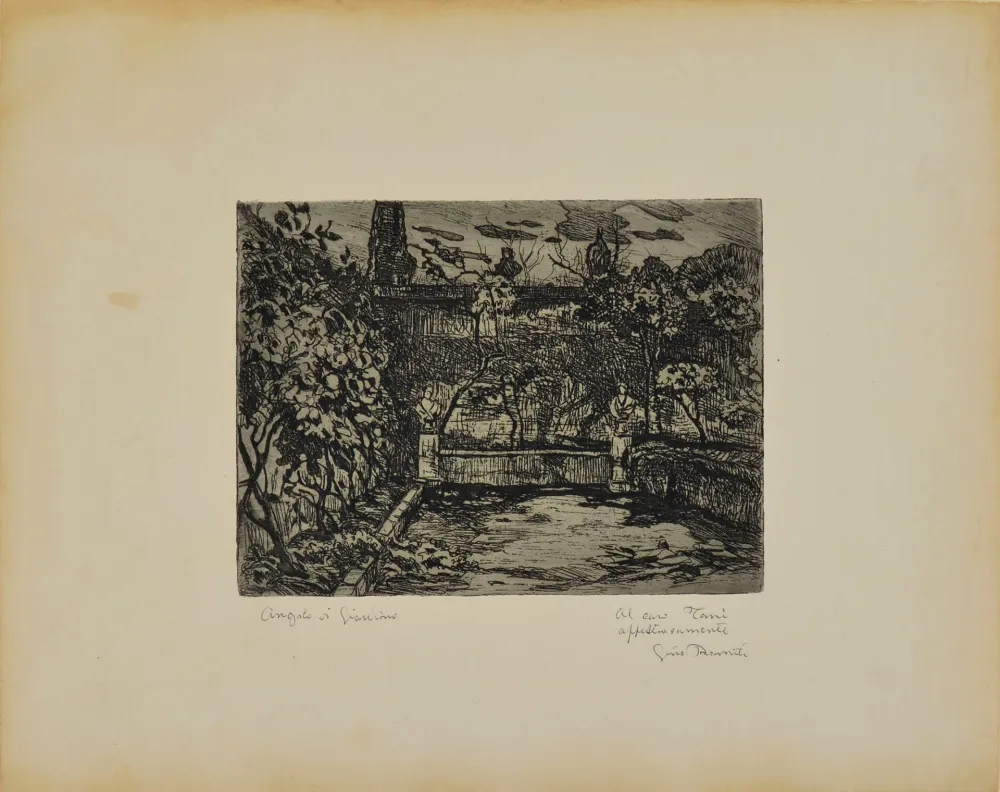 Água-Forte Romiti - ANGOLO DI GIARDINO