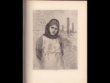 Gravura Rops - La grève / The Strike