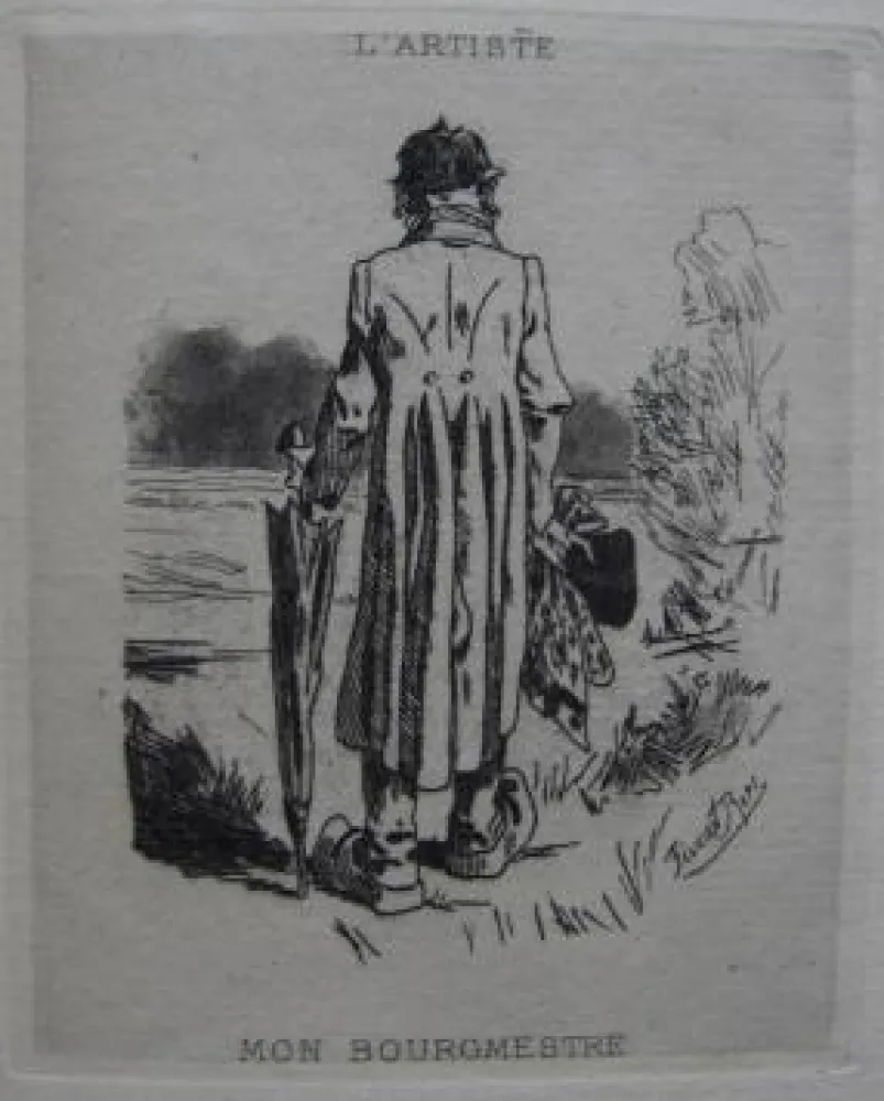 Água-Forte E Água-Tinta Rops - Mon bourgmestre