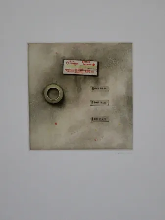 Água-Forte E Água-Tinta Rösel - Die Fahrkarte wurde angerissen