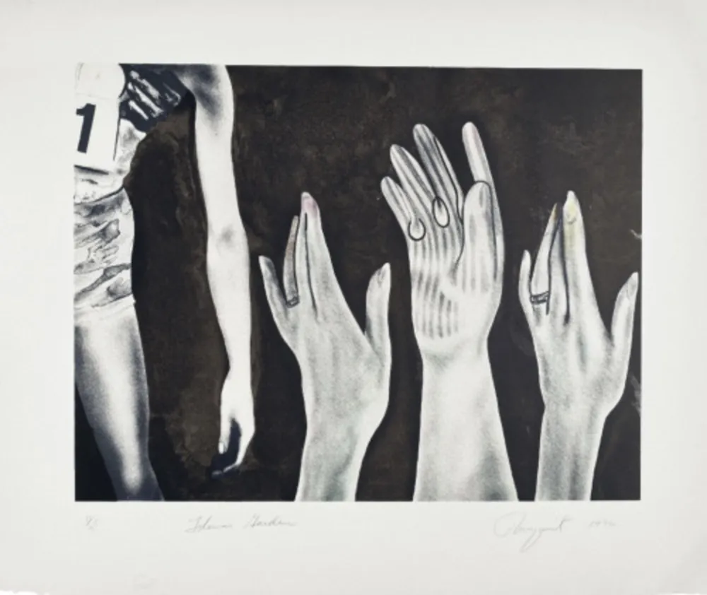 Litografia Rosenquist - Flower Garden