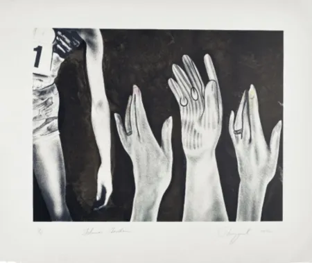 Litografia Rosenquist - Flower Garden