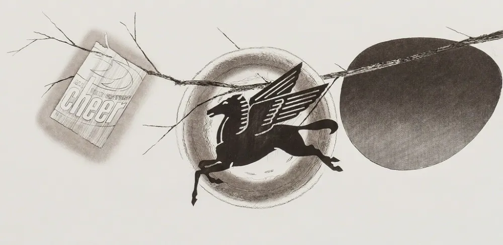 Água-Forte E Água-Tinta Rosenquist - Spring cheer (second state)