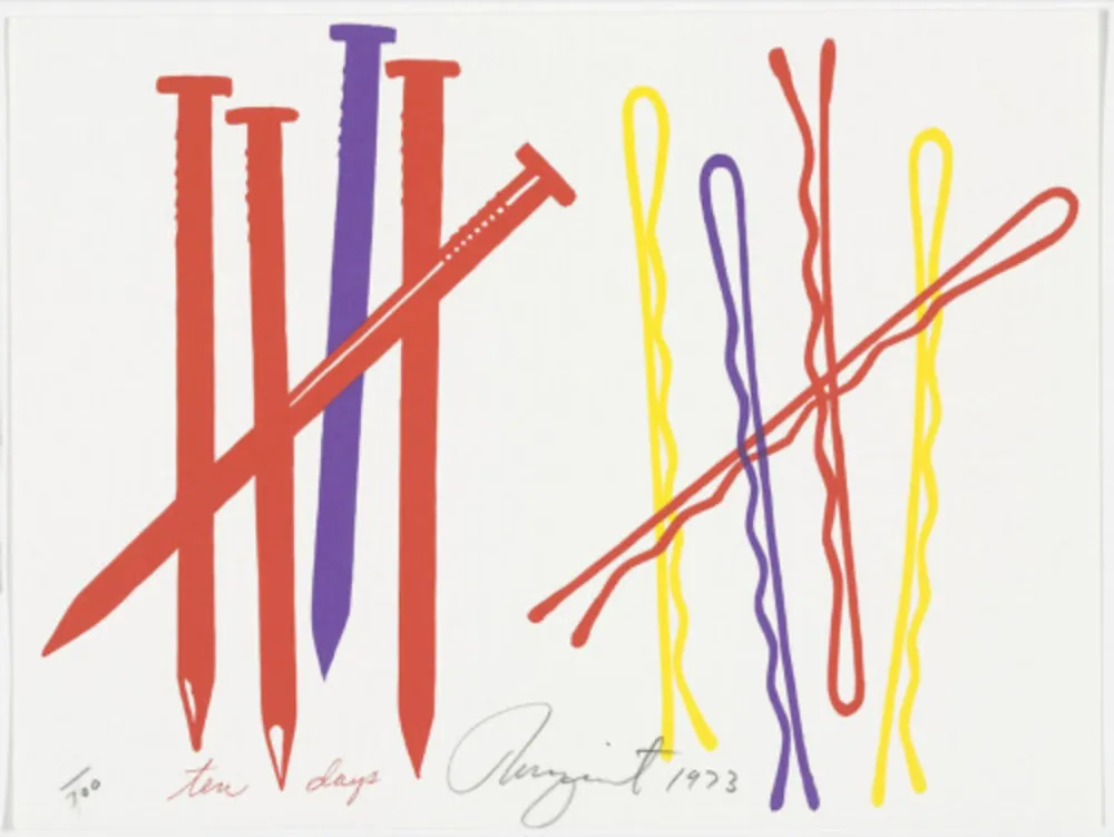 Serigrafia Rosenquist - Untitled from The New York Collection for Stockholm