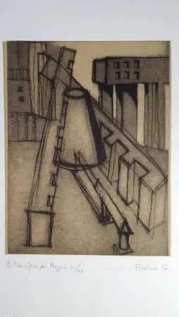 Água-Forte E Água-Tinta Rossi - Il municipio di Muggiò