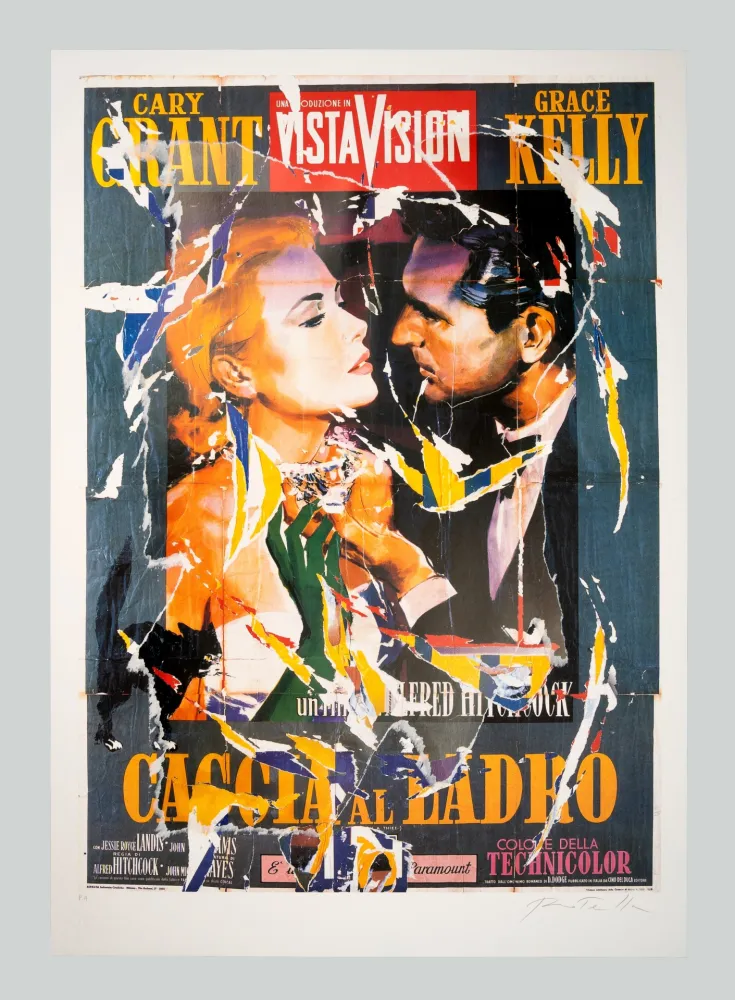 Serigrafia Rotella - Caccia al ladro