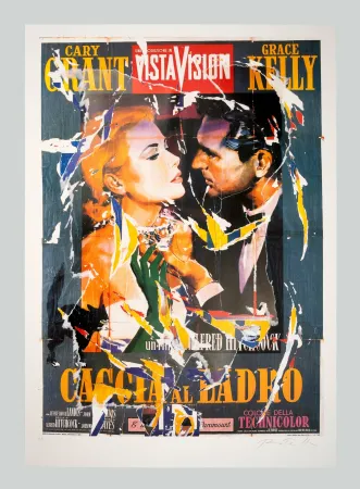 Serigrafia Rotella - Caccia al ladro