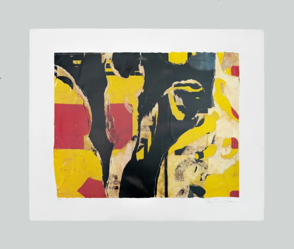 Serigrafia Rotella - Composizione astratta