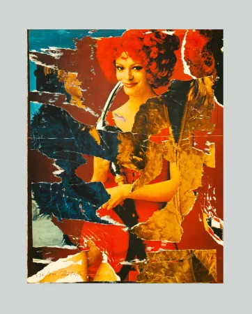 Litografia Rotella - La benzinara