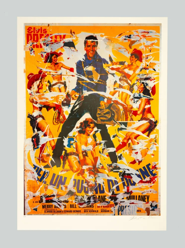 Serigrafia Rotella - Per un pugno di donne