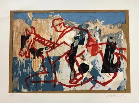 Serigrafia Rotella - Primo futurismo