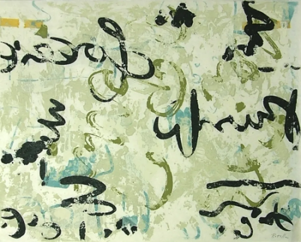 Litografia Rotella - Senza titolo