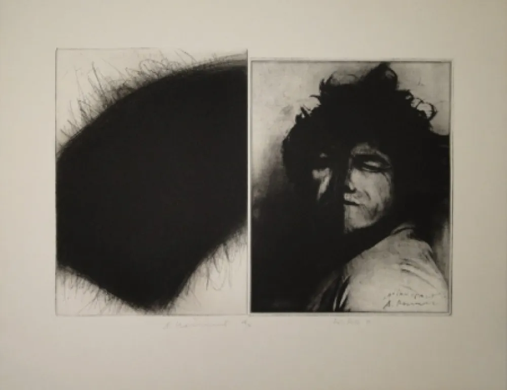 Gravura Roth - Doppelporträt oder Stirnspalt