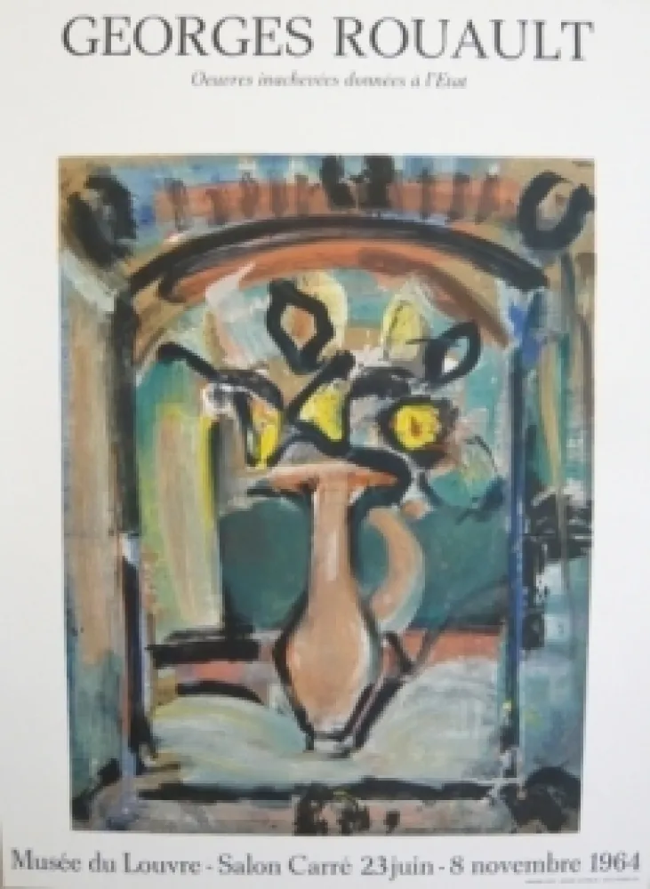 Cartaz Rouault - Affiche Musée du Louvre 