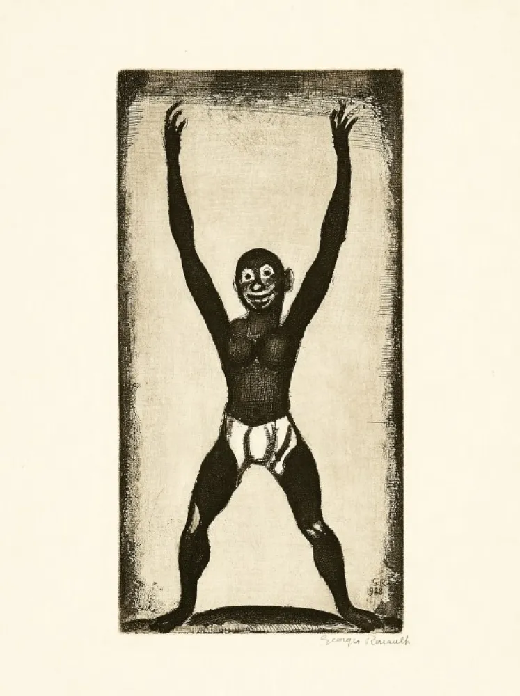 Gravura Rouault - Bamboula