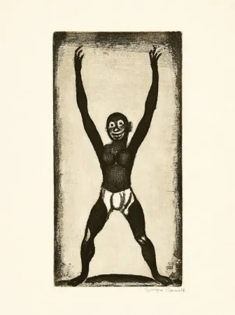 Gravura Rouault - Bamboula