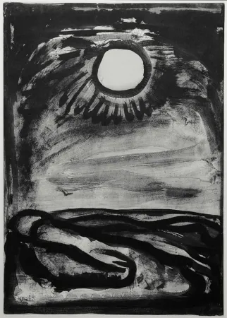 Água-Tinta Rouault - Chantz Matines (plate 29 from Miserere)