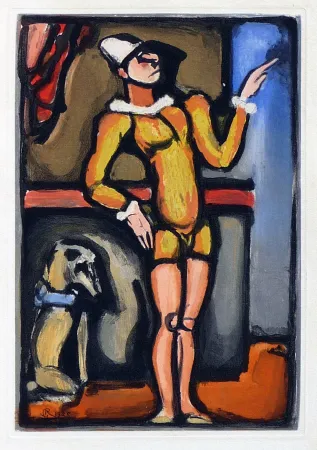 Água-Forte E Água-Tinta Rouault - Cirque de L’Etoile Filante: Auguste