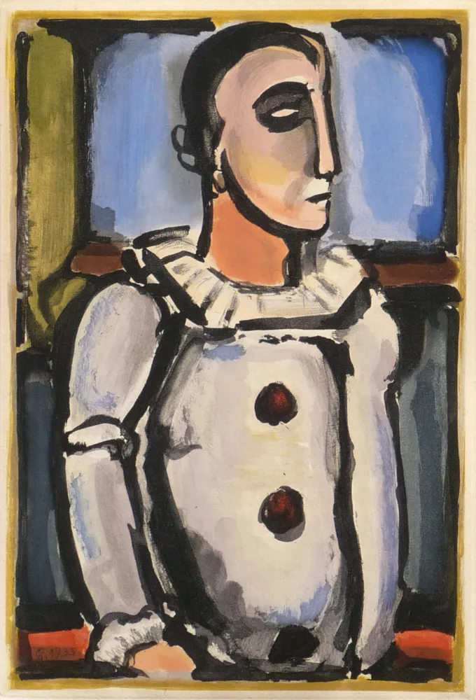 Água-Forte E Água-Tinta Rouault - Cirque de L’Etoile Filante: Pierrot