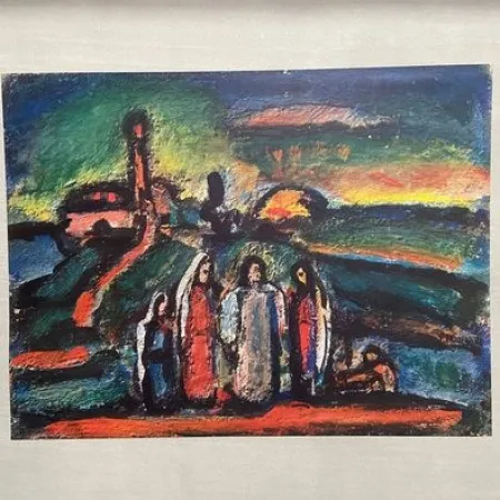 Heliogravura Rouault - Couches de soleil