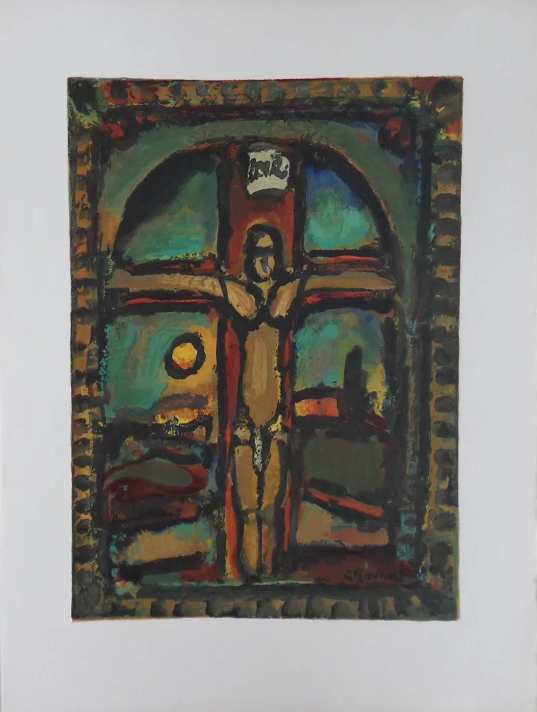 Xilogravura Rouault - Crucifixion
