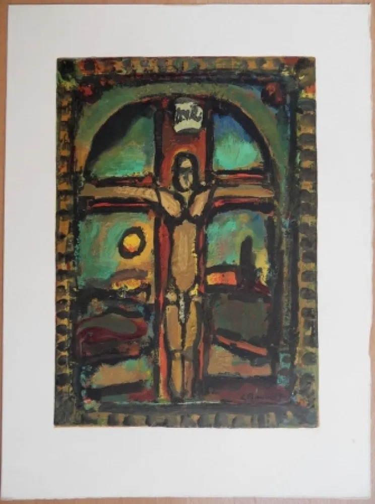 Xilogravura Rouault - Crucifixion