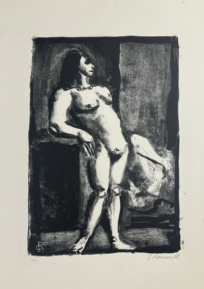 Litografia Rouault - Fille, 1926