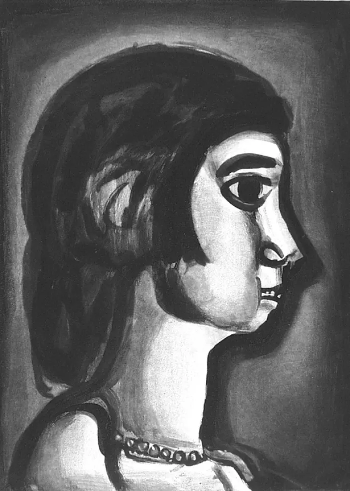 Água-Forte E Água-Tinta Rouault - Fille dite de joie