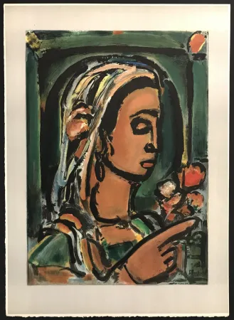 Litografia Rouault - La Sybille