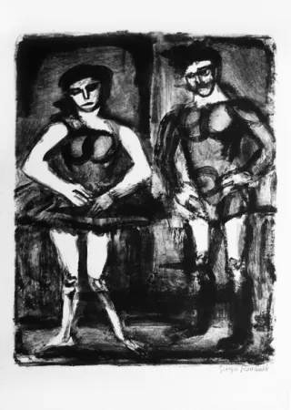 Litografia Rouault - Le dompteur