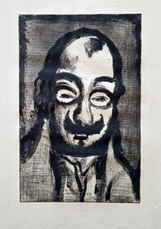 Água-Tinta Rouault - Le politicard