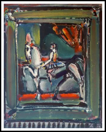 Litografia Rouault - L'écuyère