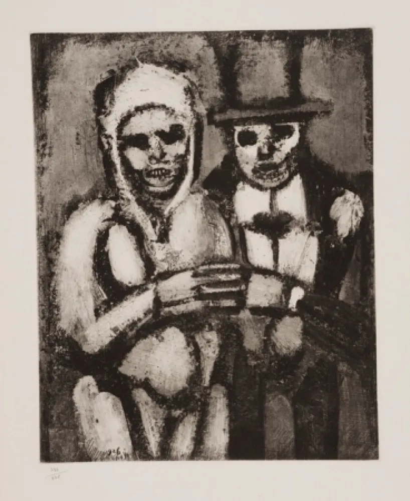 Água-Tinta Rouault - Les deux bonnes soeurs