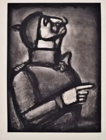 Gravura Rouault - Miser W. 156