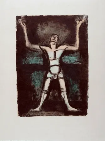 Litografia Rouault - Notre Dame