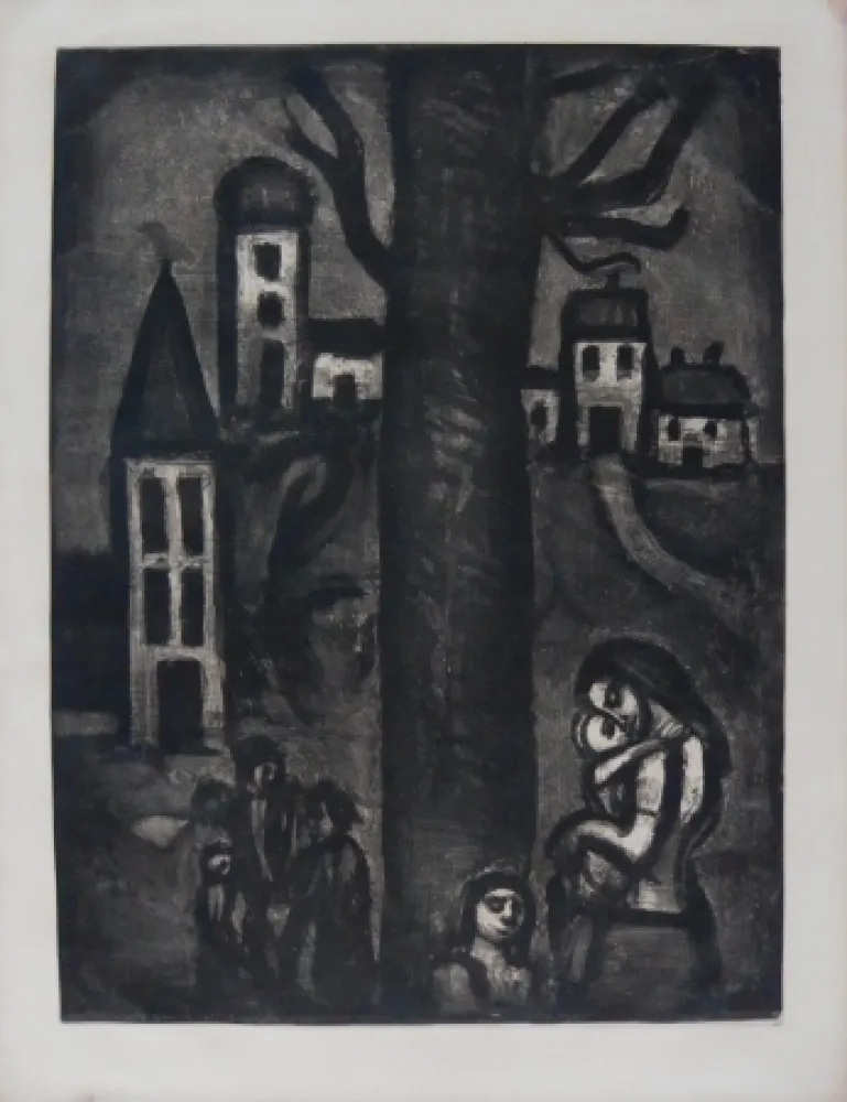 Água-Forte E Água-Tinta Rouault - The Neighborhood of The Long Suffering