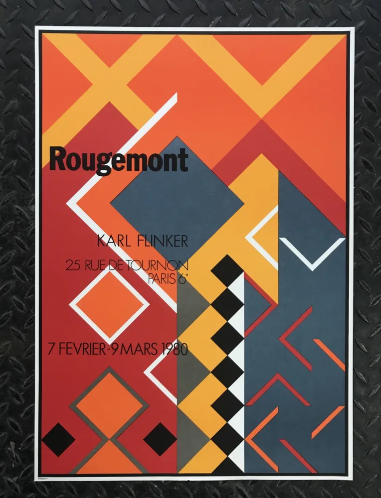 Cartaz Rougemont (De) - Galerie Karl Flinker