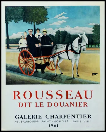 Cartaz Rousseau - DOUANIER ROUSSEAU GALERIE CHARPENTIER ROUSSEAU DIT LE DOUANIER 