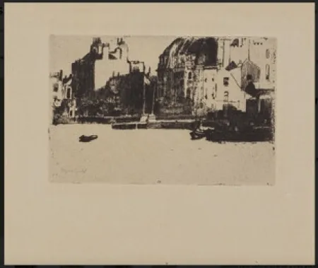 Água-Forte Roussel - Chelsea Palaces (black-and-white version)