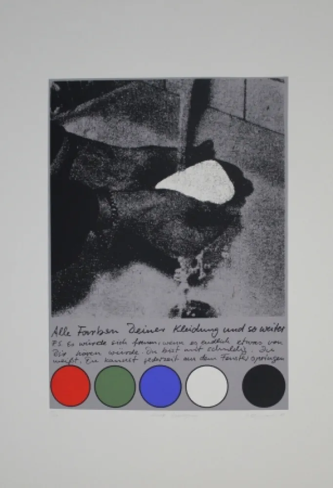 Serigrafia Rühmann - Scharfe Überlegung