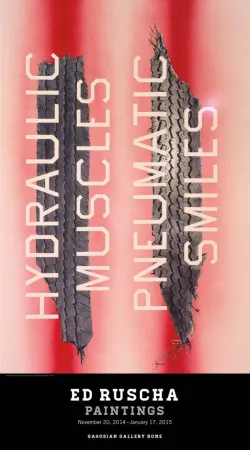 Cartaz Ruscha - Hydraulic Muscles Pneumatic Smiles