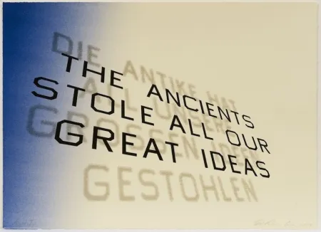 Litografia Ruscha - Mark Twain Quote