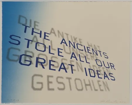 Litografia Ruscha - Mark Twain Quote