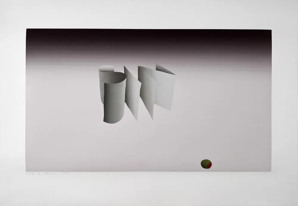 Litografia Ruscha - Sin 