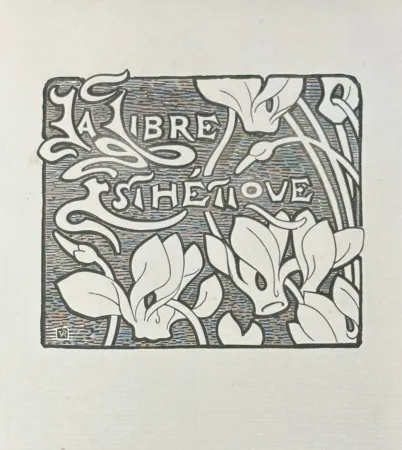 Linogravura Rysselberghe - Le Libre Esthétique