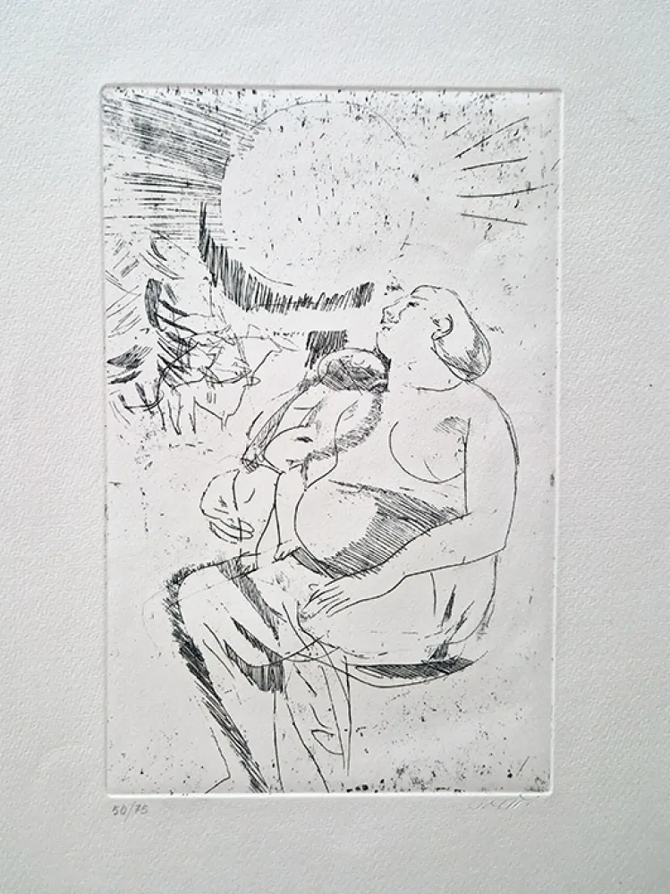 Água-Forte Saetti - Maternità