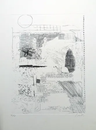 Água-Forte Saetti - Paesaggio